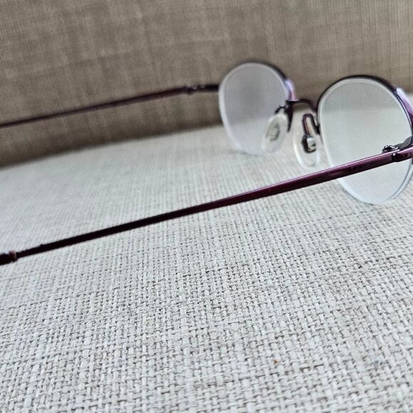 Marchon Women Glasses Half Rim MAGNETICS 883 MAG Burgundy Eyeglasses FELXON - Picture 9 of 14